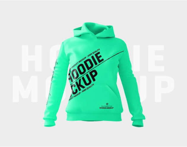 Free Front and Back Hoodie Mockup PSD