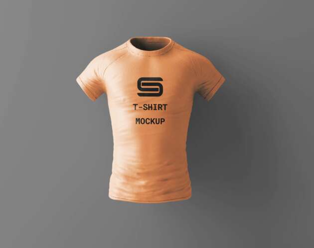 Free Short Sleeve Men’s T-Shirt Mockups PSD